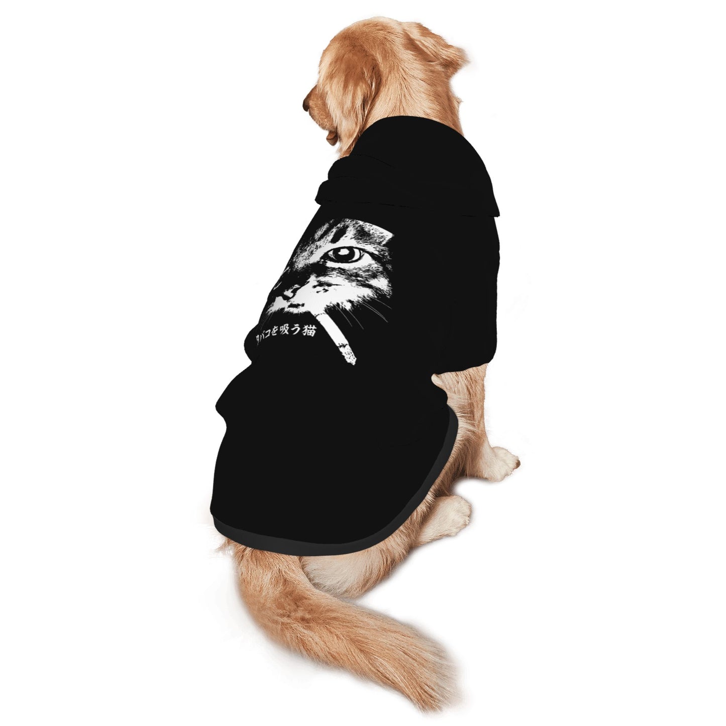 Cat Face Graphic Hoodie