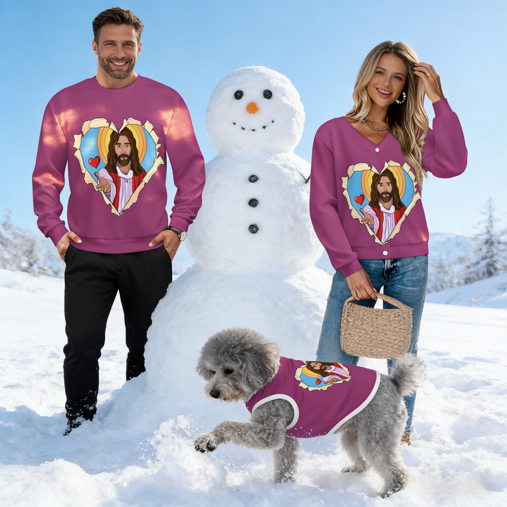 Jesus Love Heart Sweater