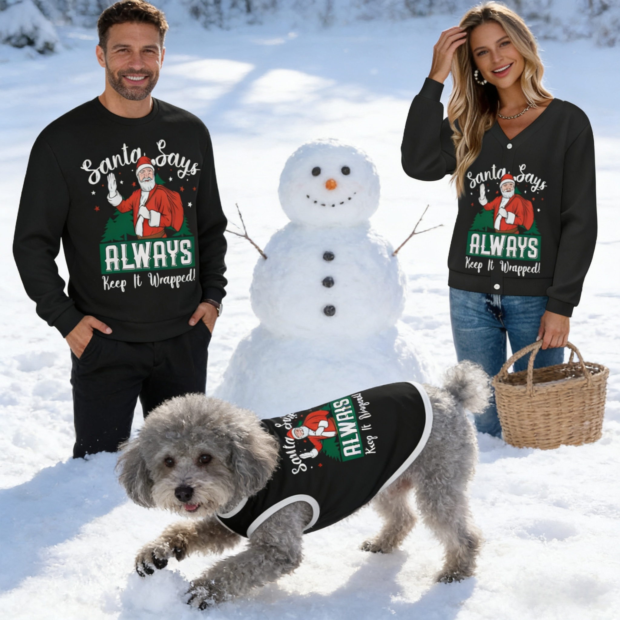 Santa Says Always Sweater