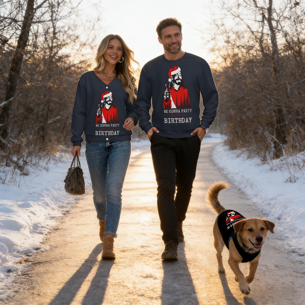 Santa Birthday Bash Sweater