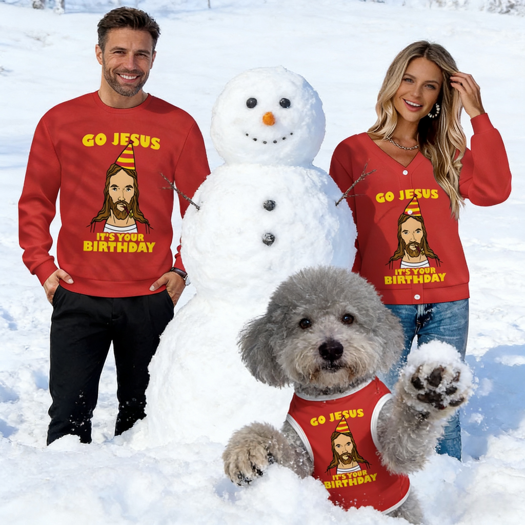Go Jesus Birthday Sweater
