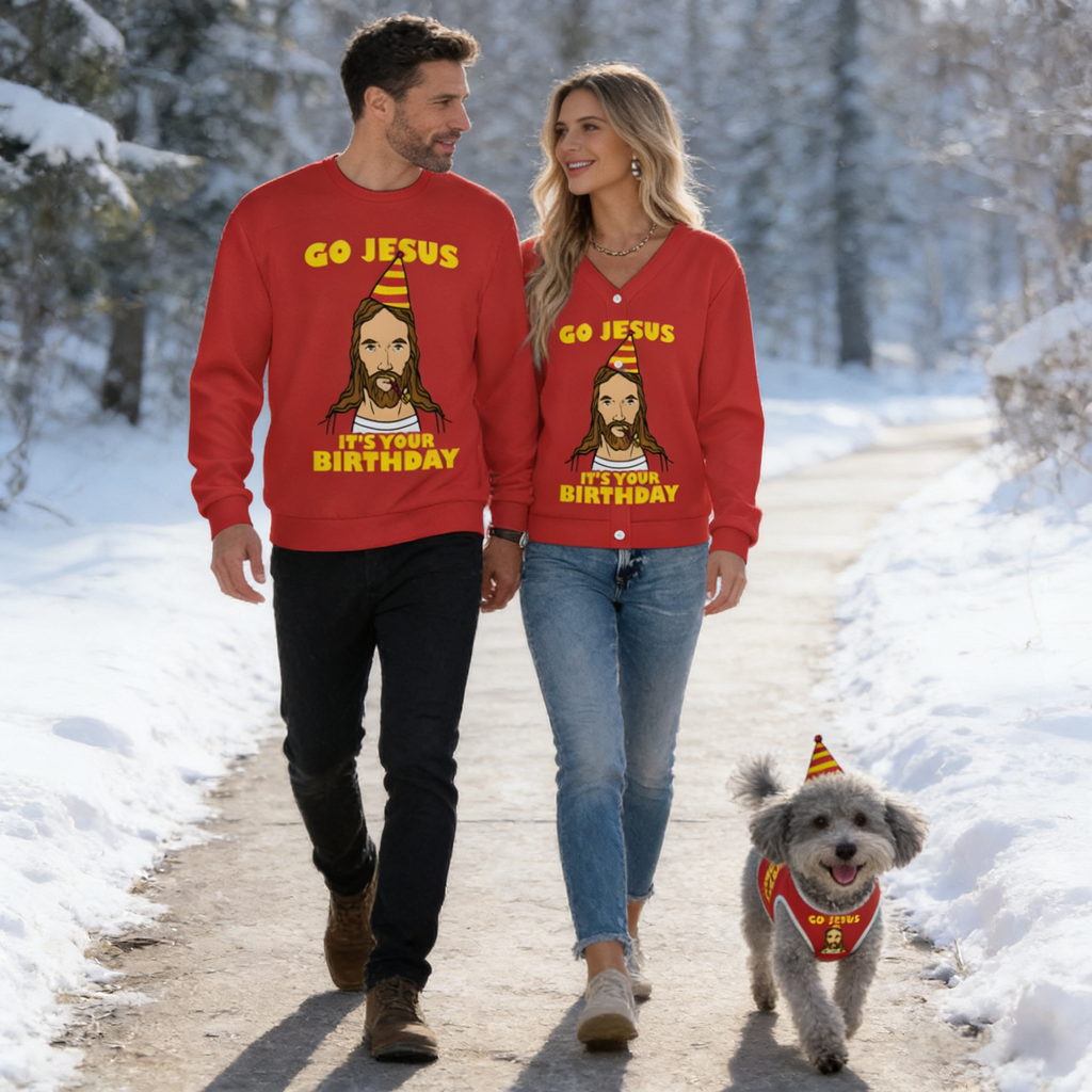 Go Jesus Birthday Sweater
