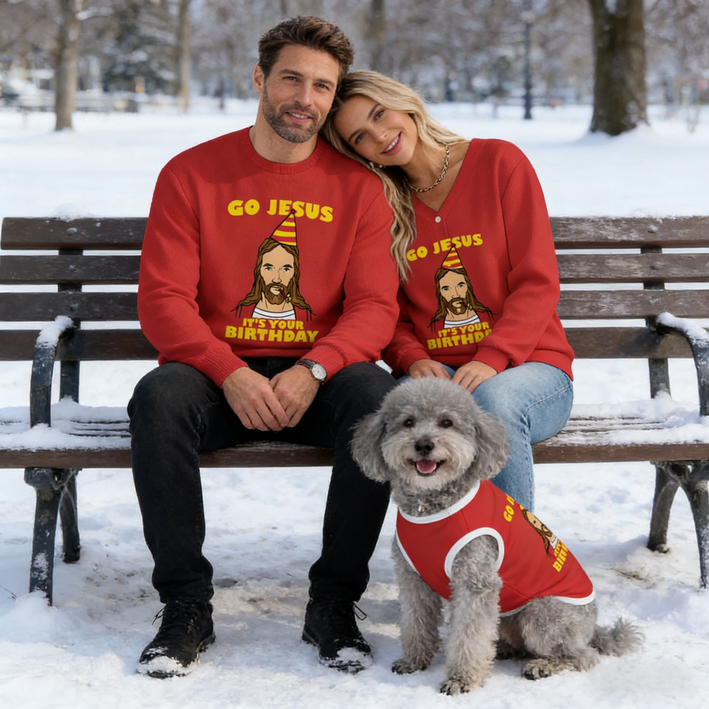 Go Jesus Birthday Sweater