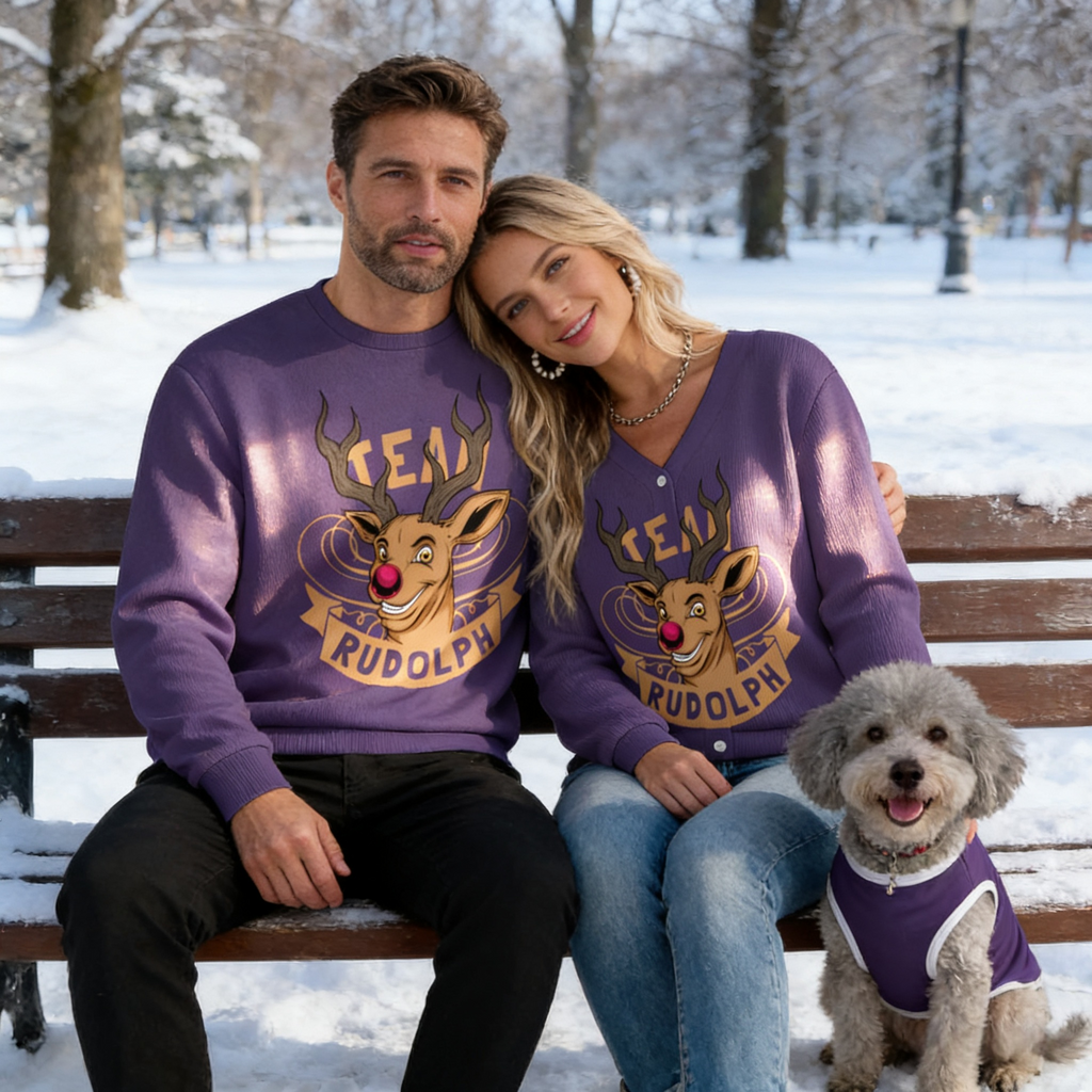 Rudolph Crew Winter Glow Sweater