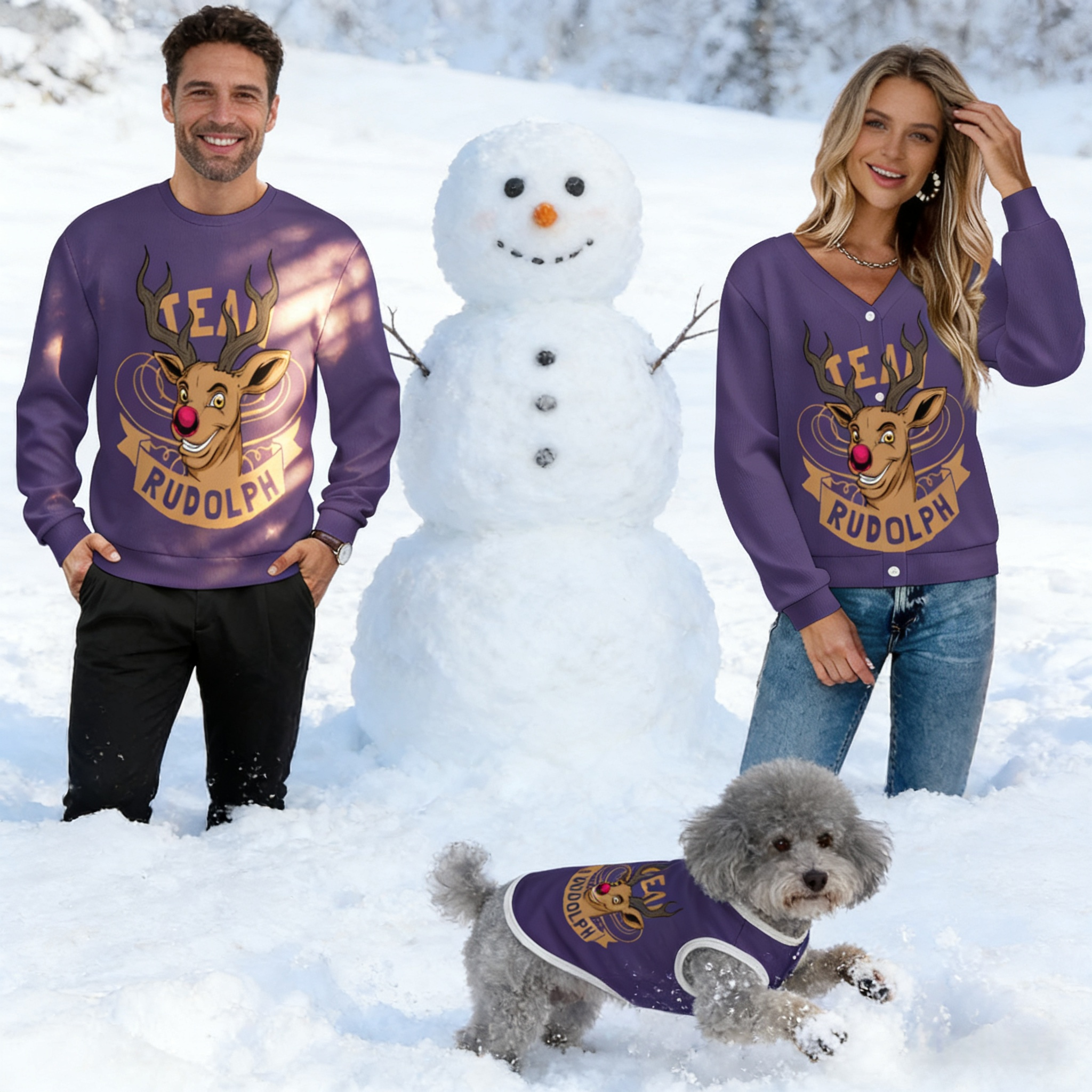 Rudolph Crew Winter Glow Sweater