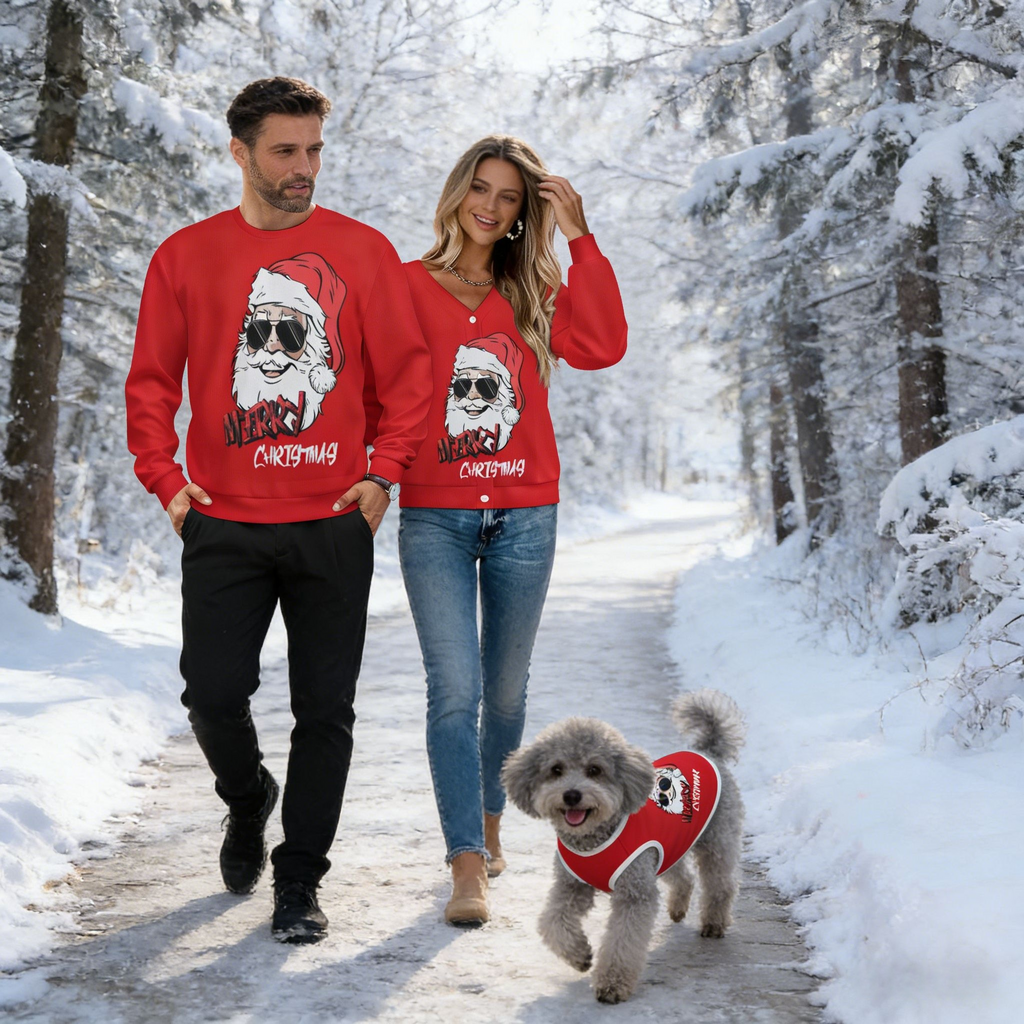 Cool Santa Shades Matching Sweater
