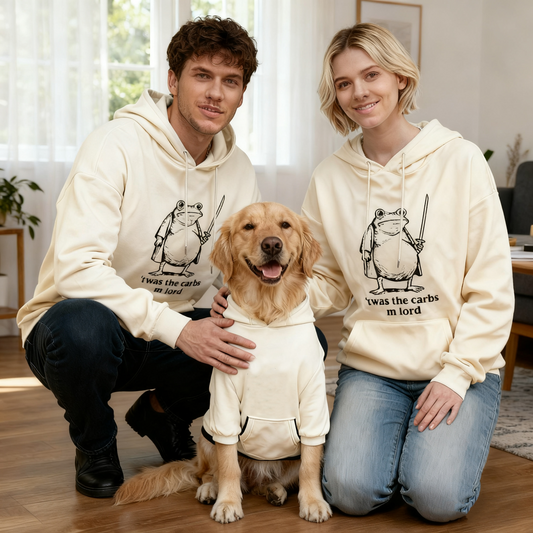 Chubby Frog Knight Dog Hoodie