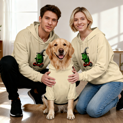 Witch Frog Scooter Dog Hoodie