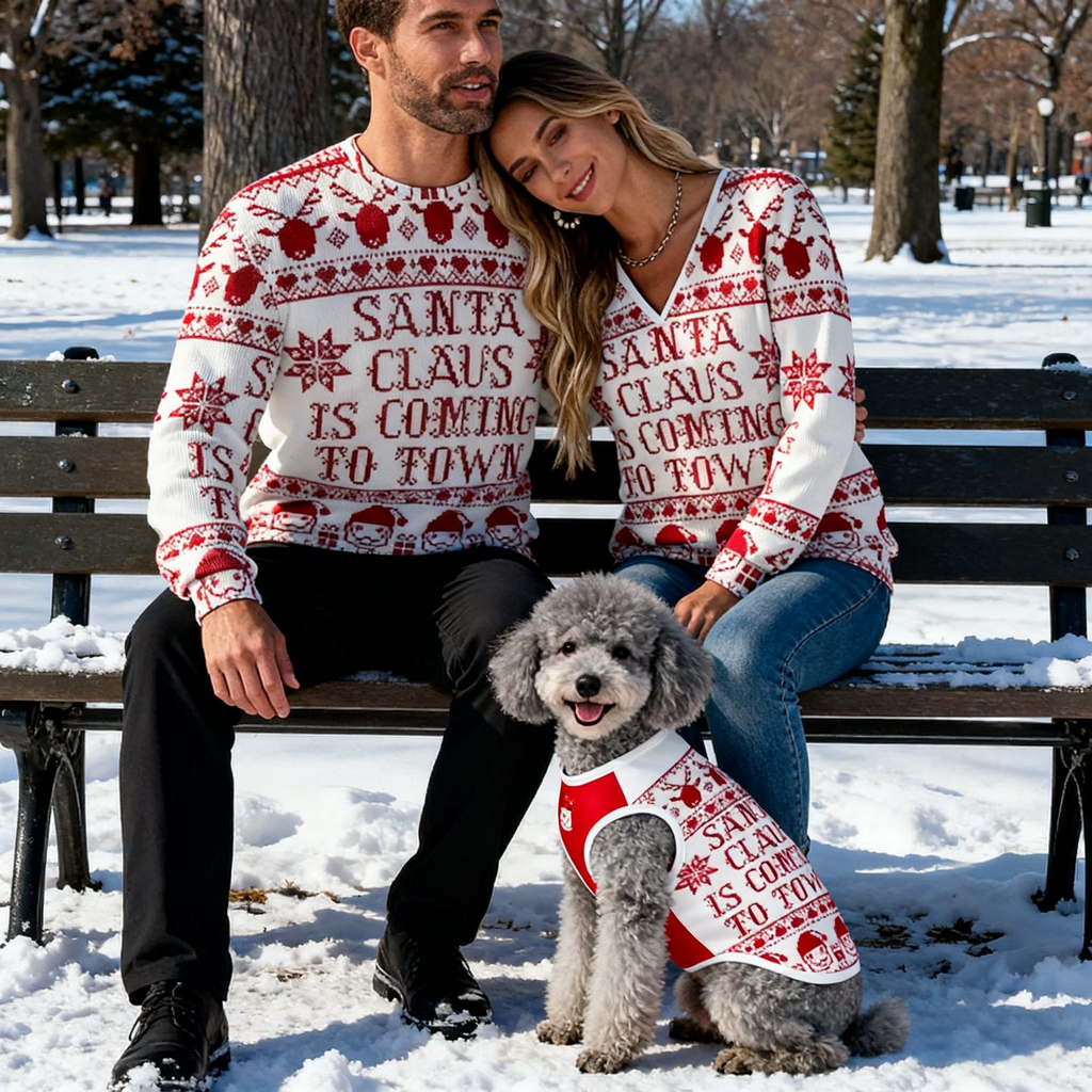 Holiday Santa Coming Sweater