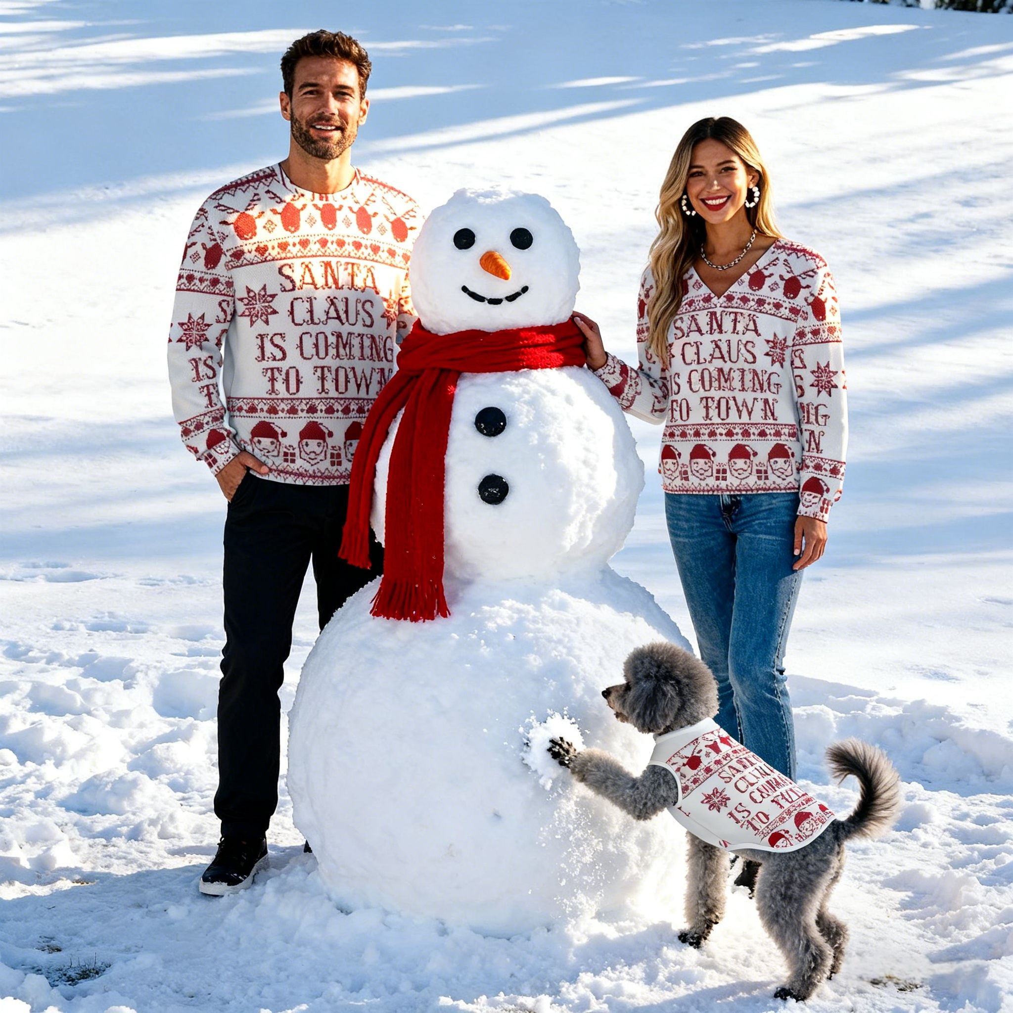 Holiday Santa Coming Sweater