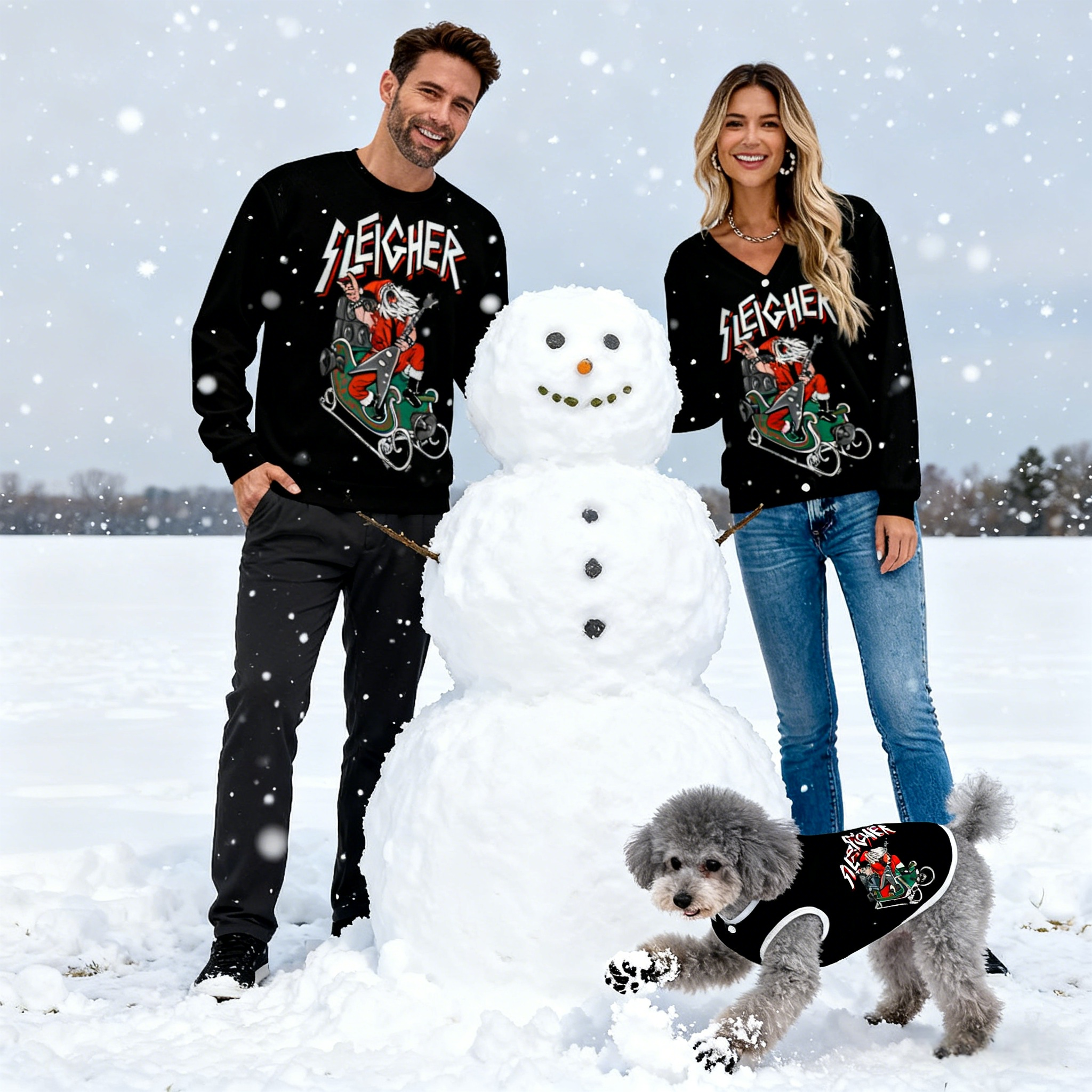 Holiday Sleigher Christmas Sweater