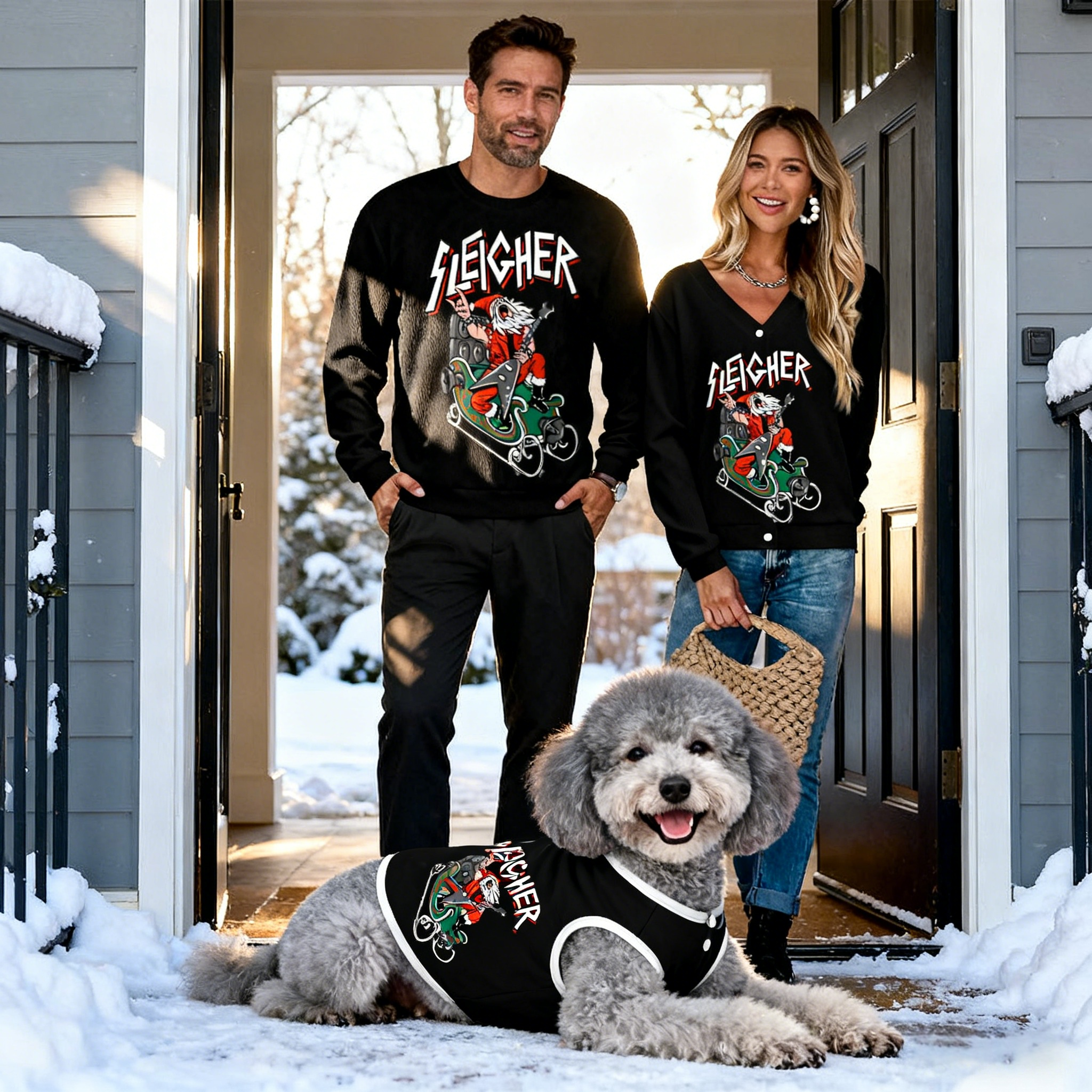Holiday Sleigher Christmas Sweater
