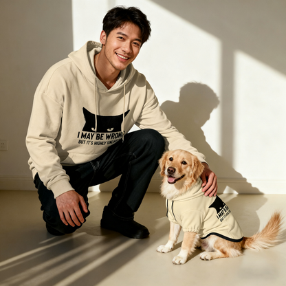 Black Cat Quote Dog Hoodie