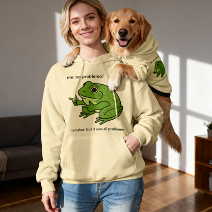Funny Frog Meme Dog Hoodie