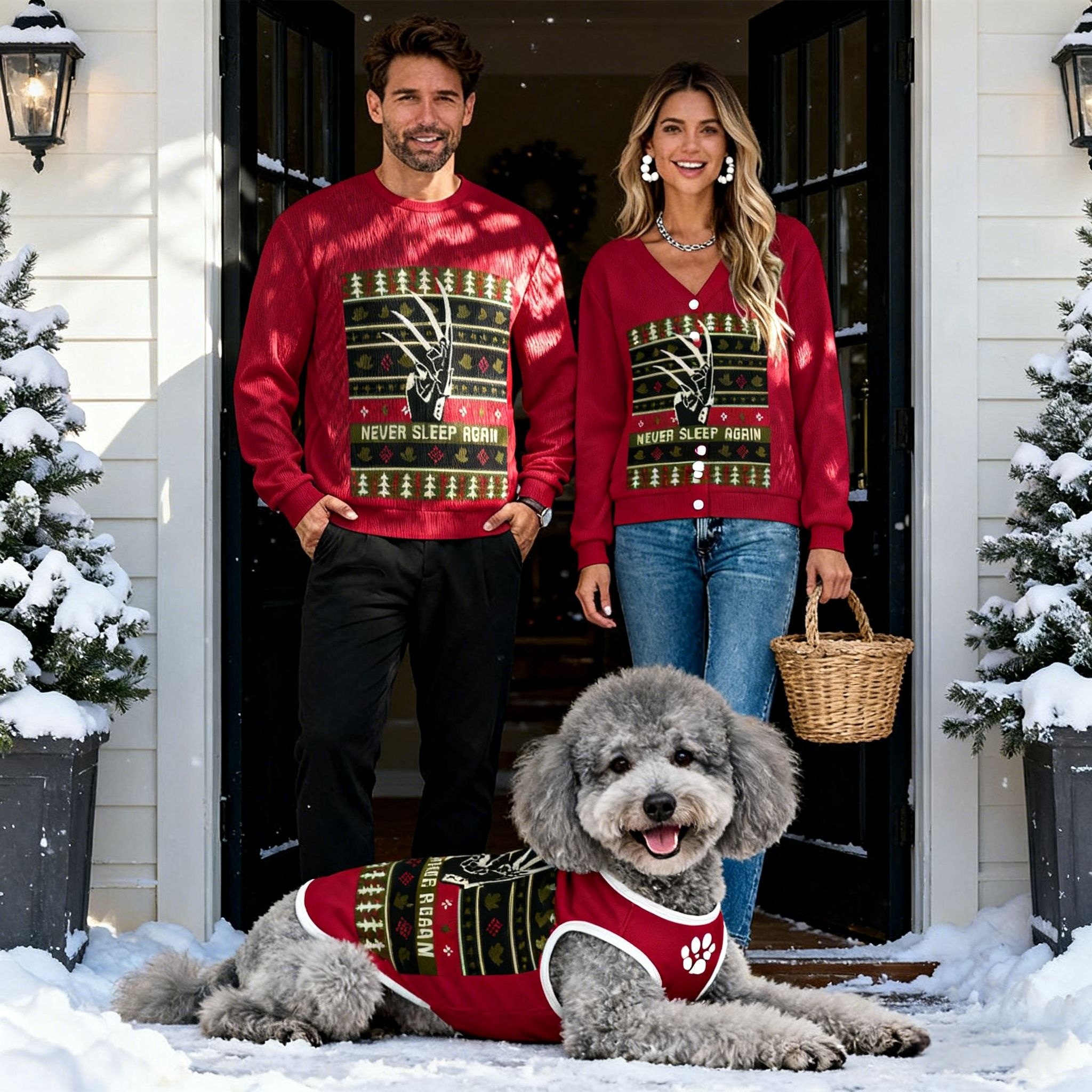 Holiday Never Sleep Again Christmas Sweater