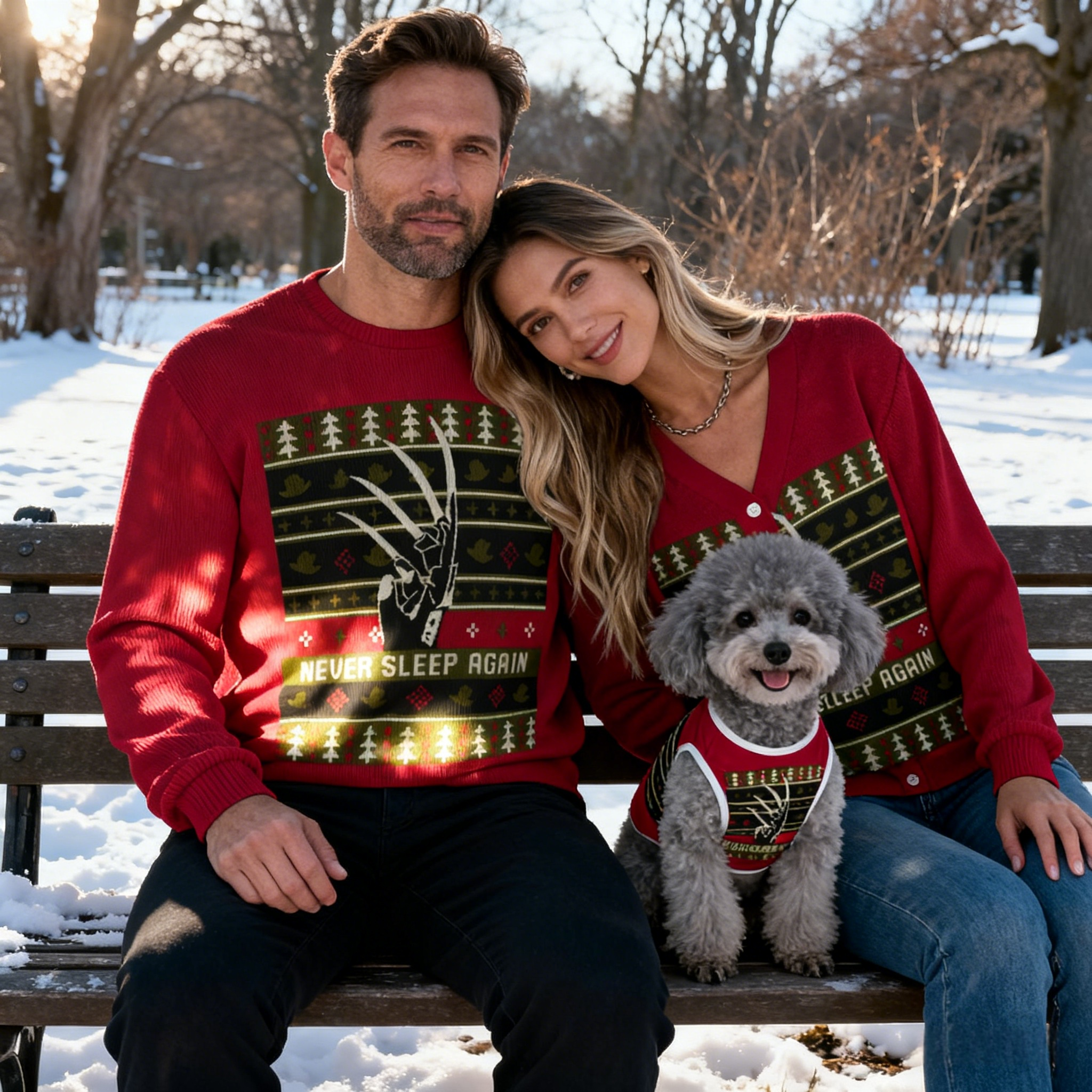 Holiday Never Sleep Again Christmas Sweater