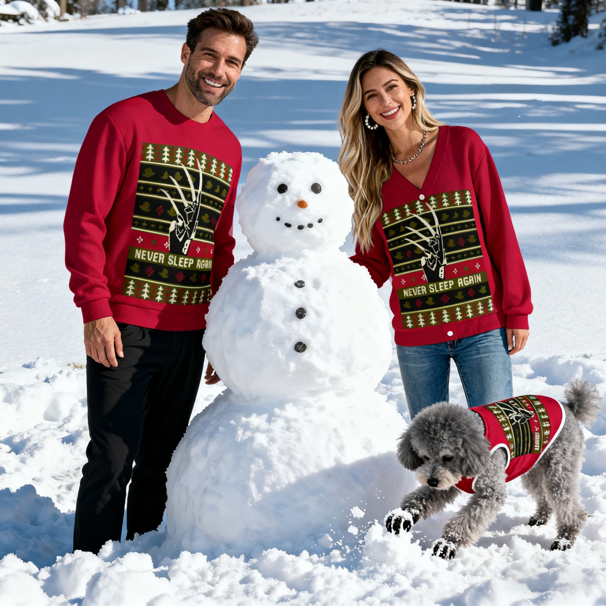 Holiday Never Sleep Again Christmas Sweater