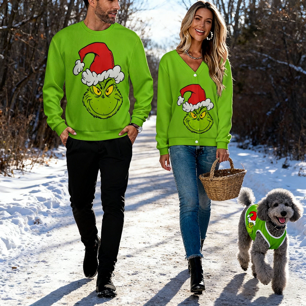Grinch Smile Sweater