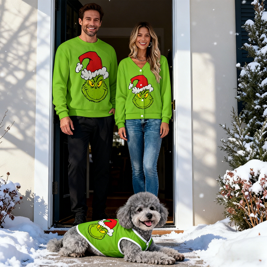 Grinch Smile Sweater