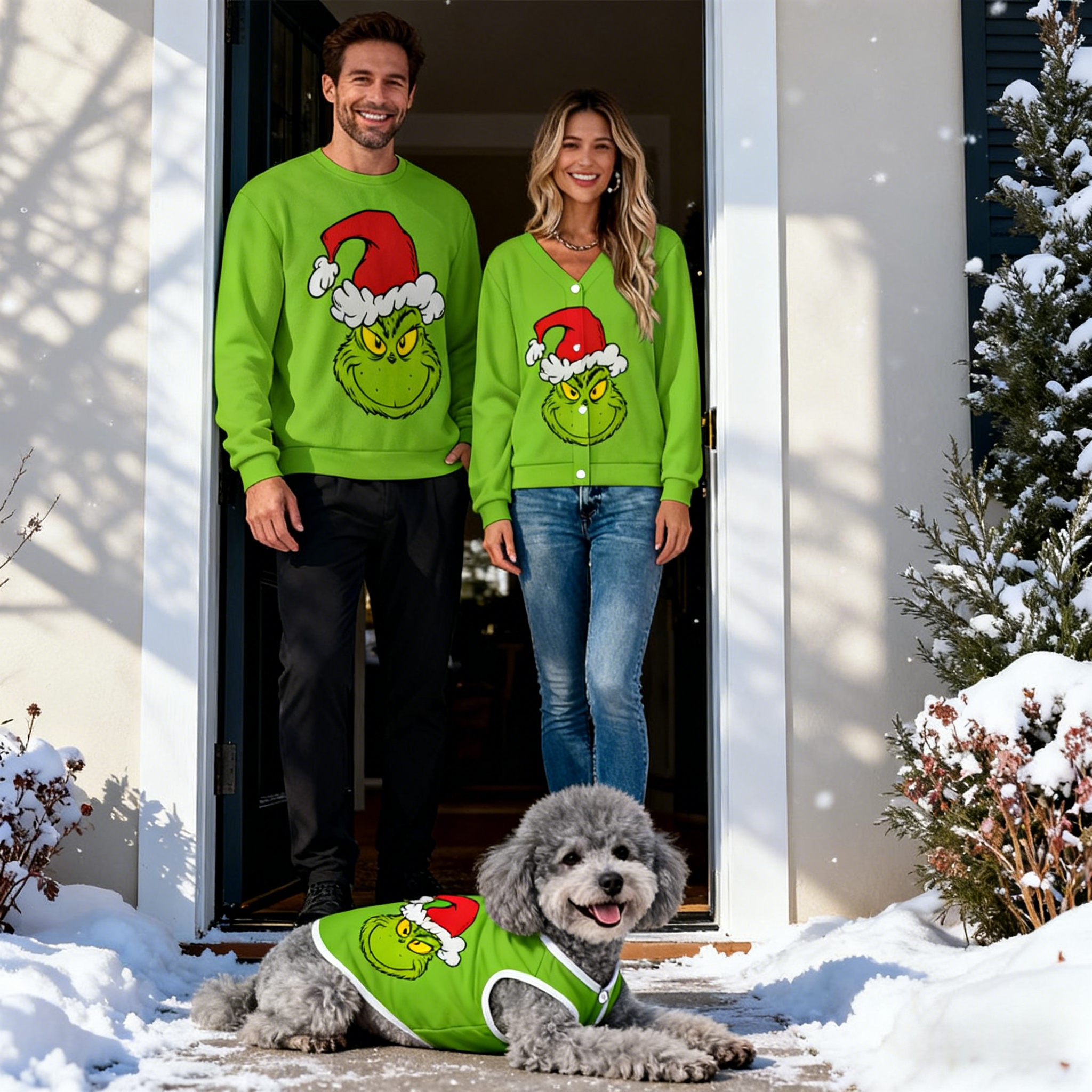 Grinch Smile Sweater