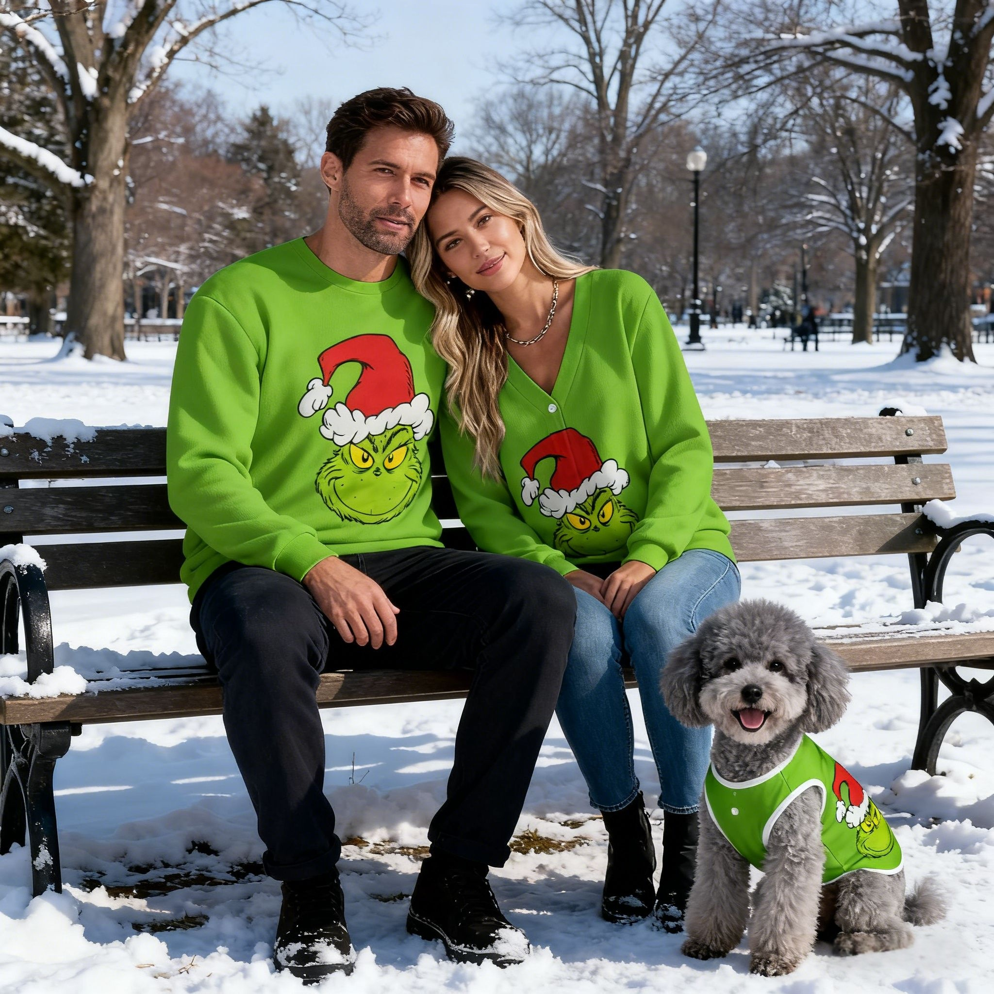 Grinch Smile Sweater