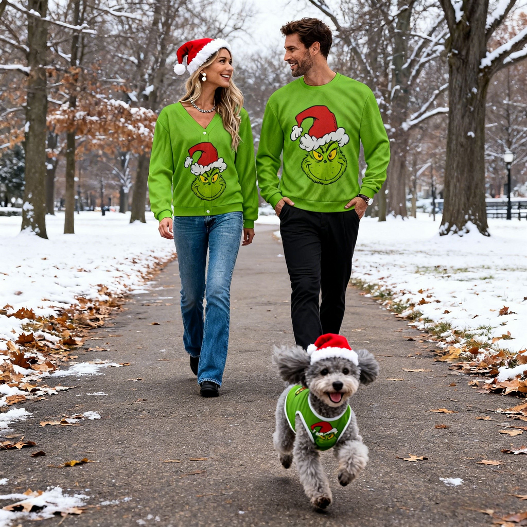Grinch Smile Sweater