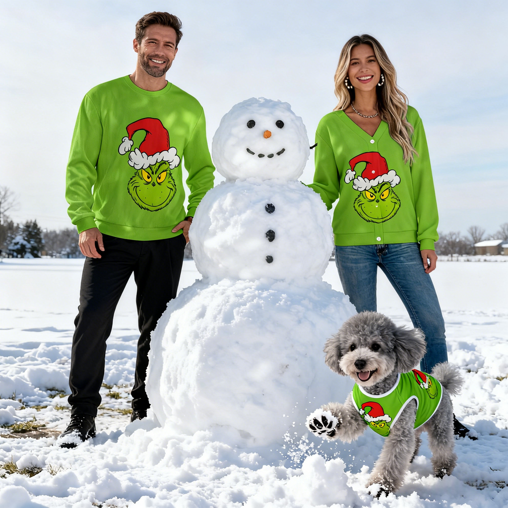 Grinch Smile Sweater