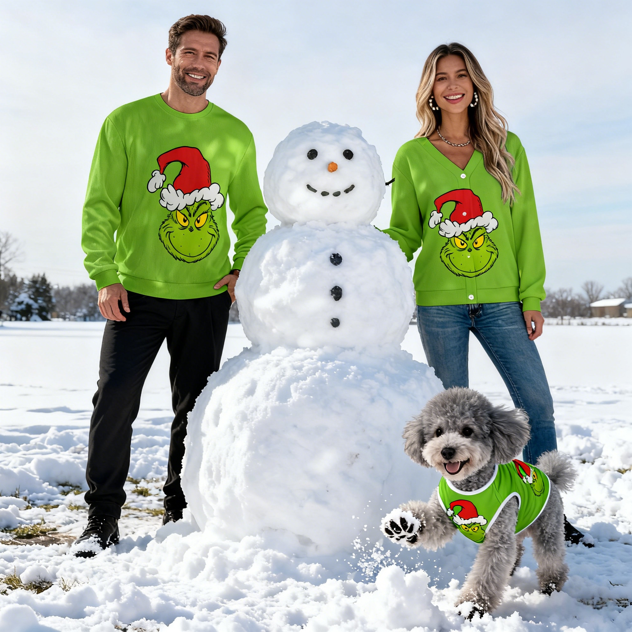 Grinch Smile Sweater