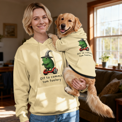 Witch Frog Scooter Dog Hoodie