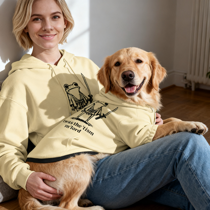 Medieval Frog Knight Dog Hoodie