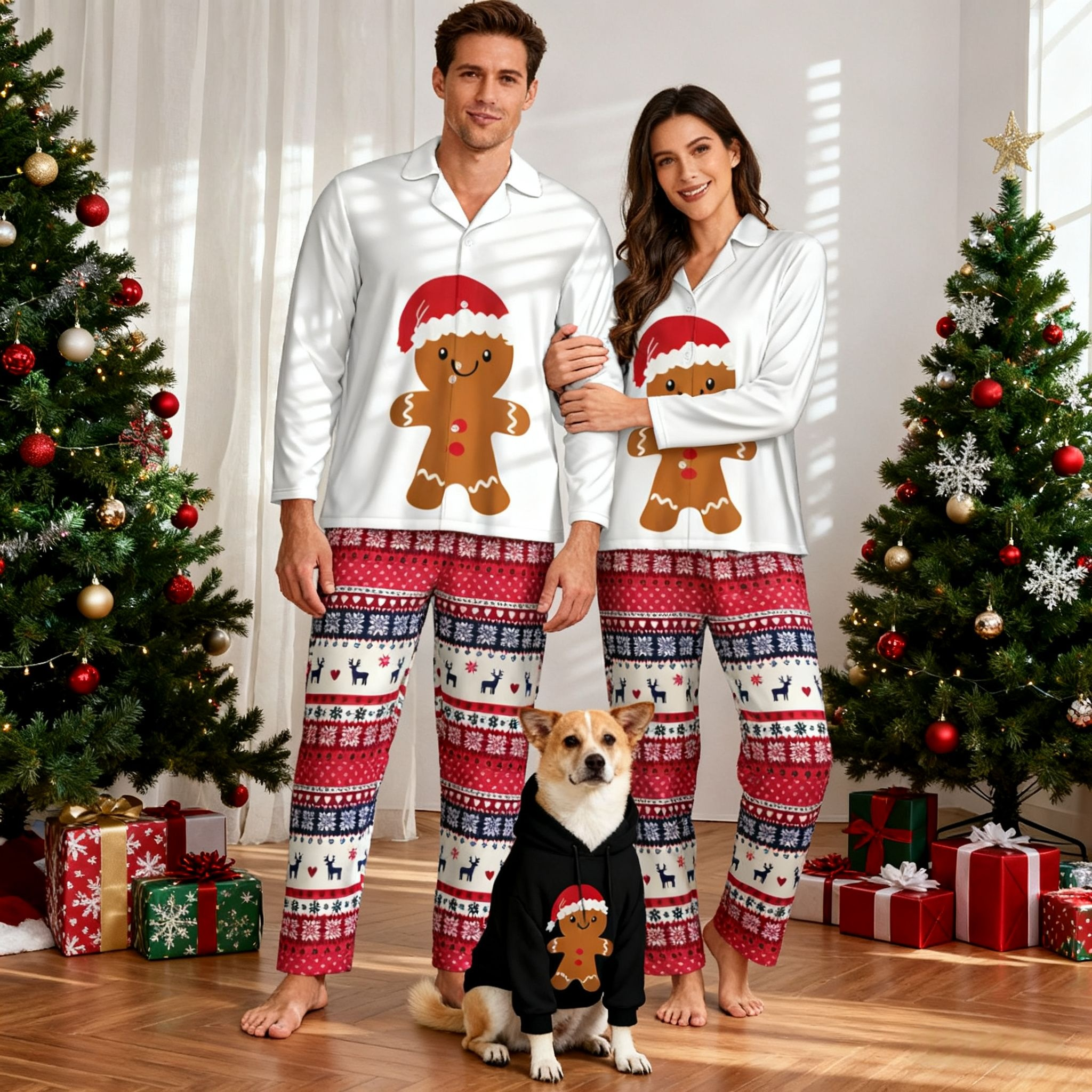 Holiday Ginger Delight Matching Pajamas