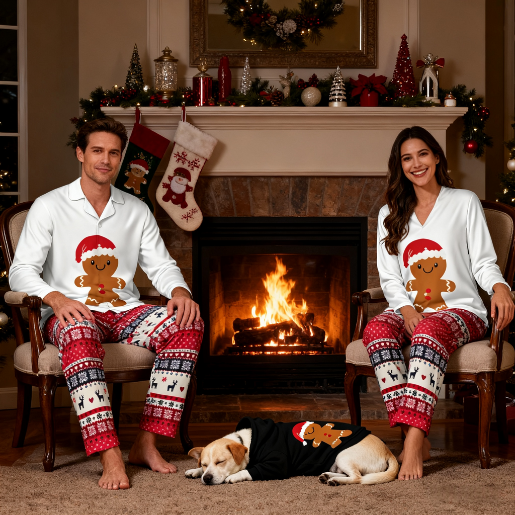 Holiday Ginger Delight Matching Pajamas