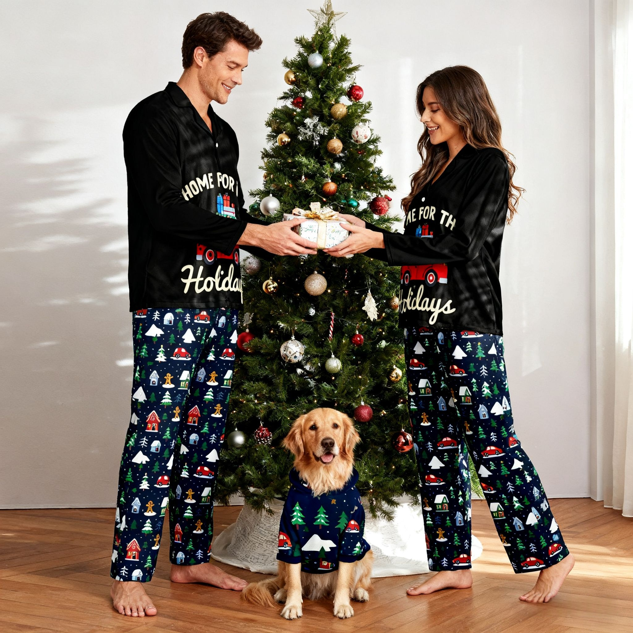 Holiday Homebound Matching Pajamas