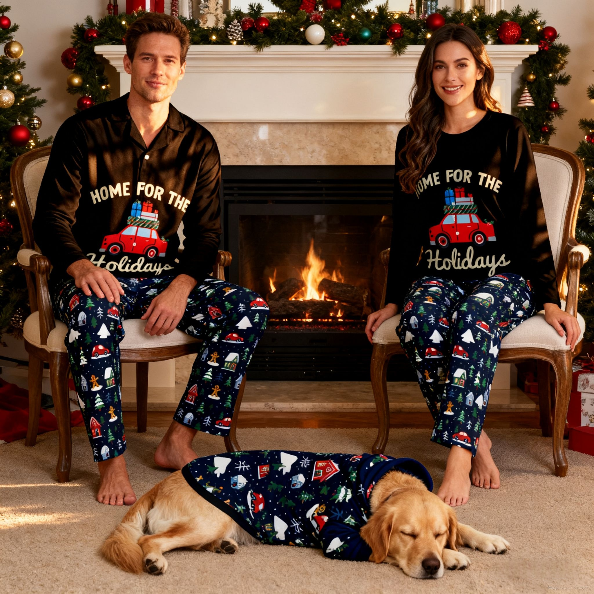 Holiday Homebound Matching Pajamas