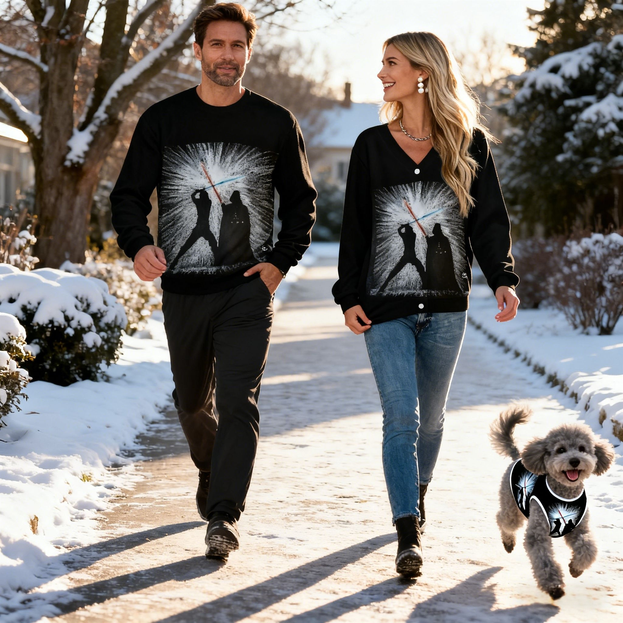 Holiday Lightsaber Sweater