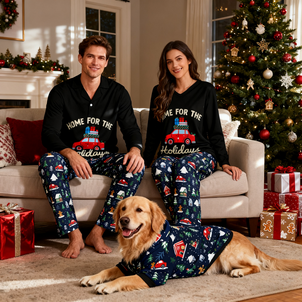 Holiday Homebound Matching Pajamas