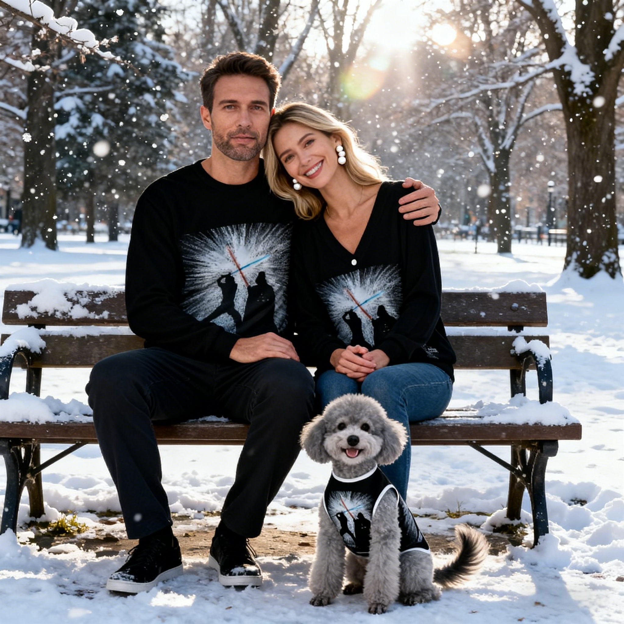 Holiday Lightsaber Sweater