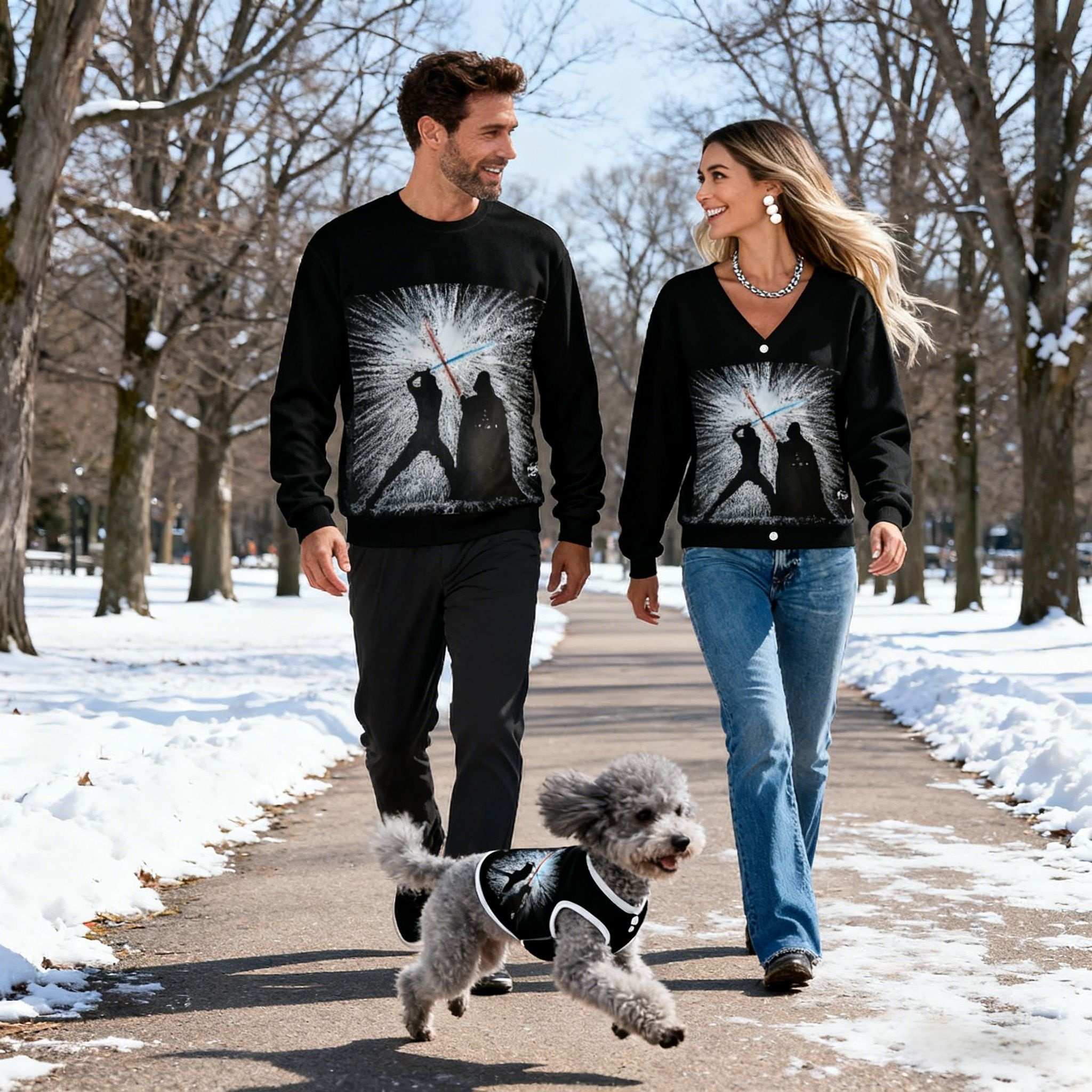 Holiday Lightsaber Sweater