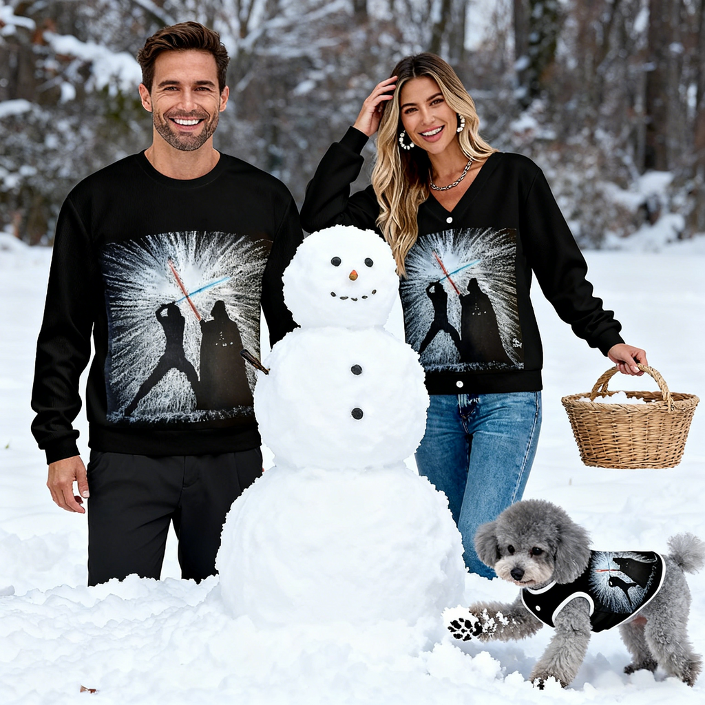 Holiday Lightsaber Sweater