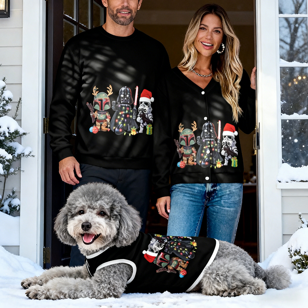 Black Holiday Squad Sweater