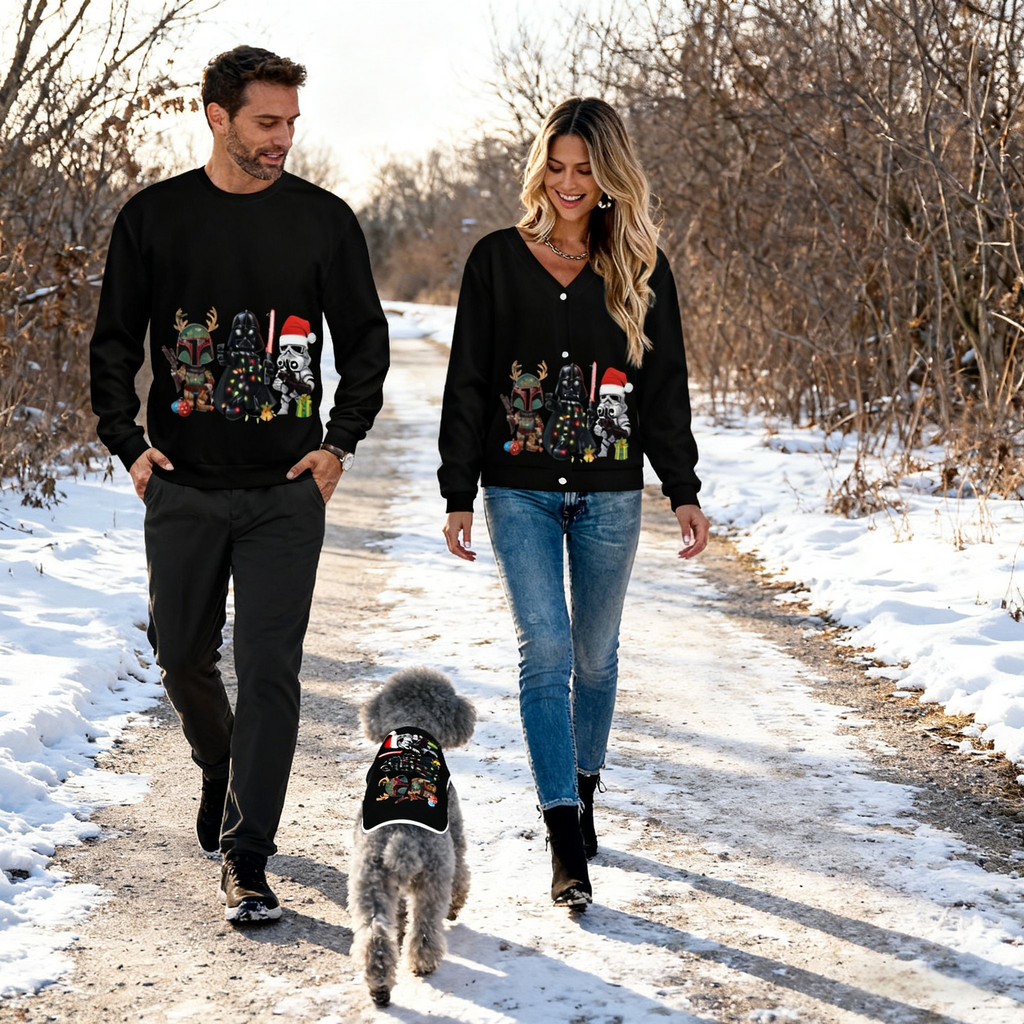 Black Holiday Squad Sweater