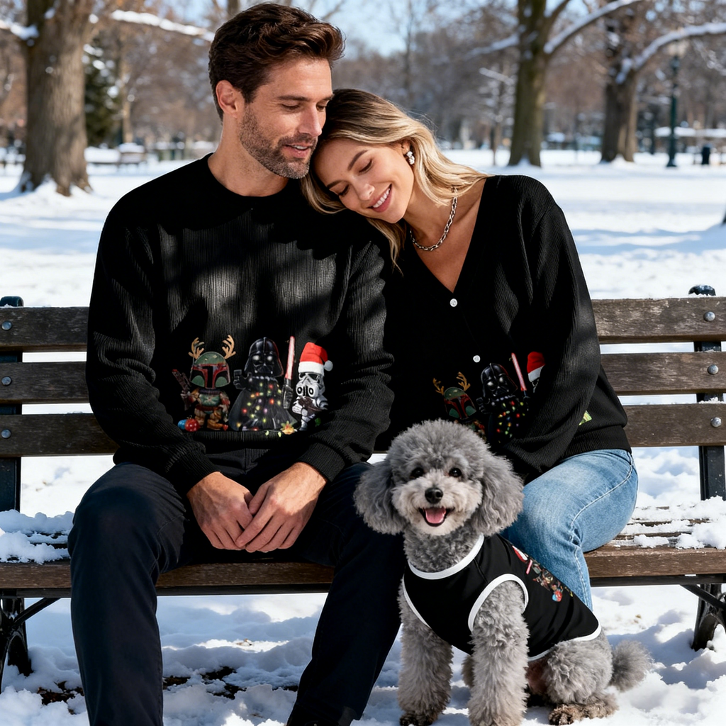 Black Holiday Squad Sweater