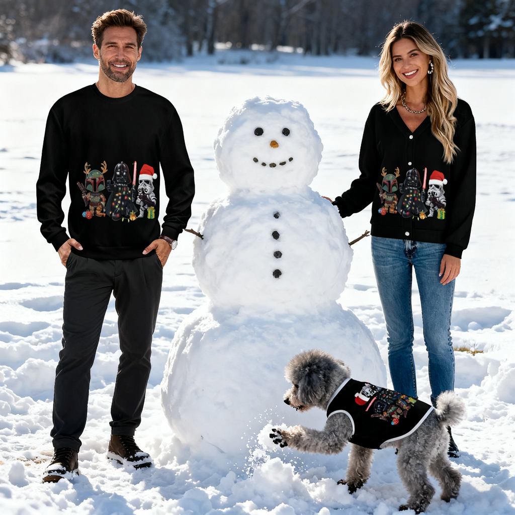 Black Holiday Squad Sweater