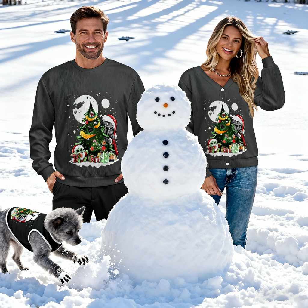 Night Tree Christmas Sweater