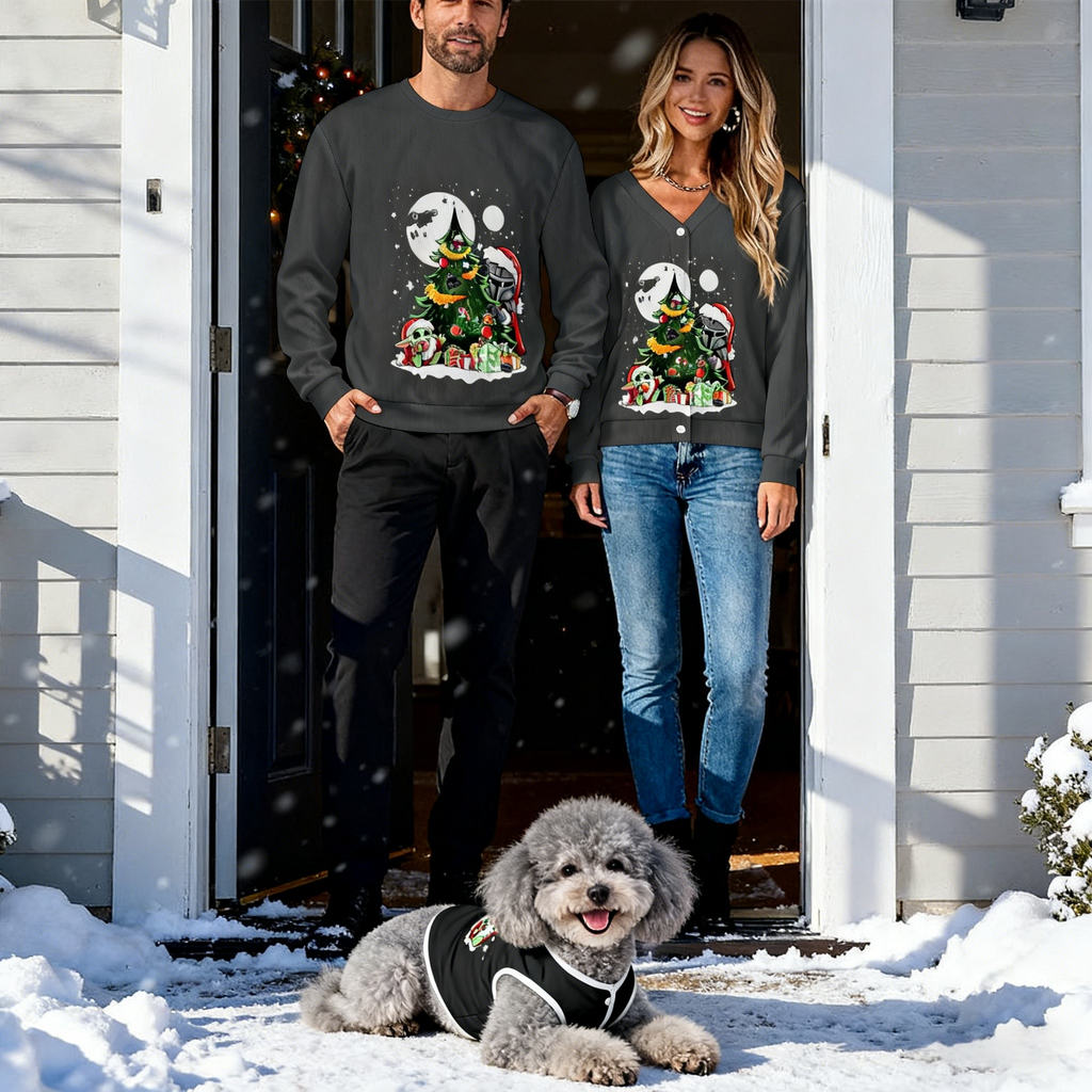 Night Tree Christmas Sweater