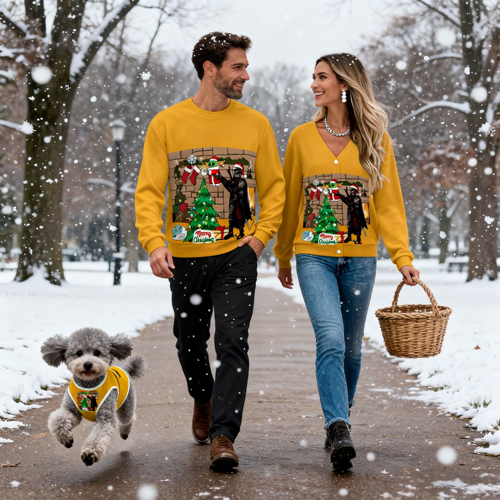 Merry Fireplace Sweater