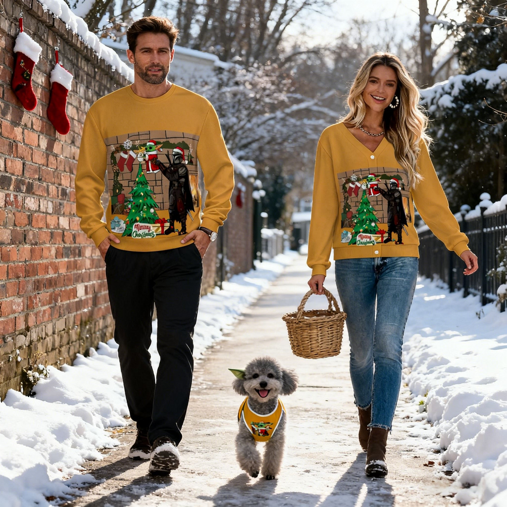 Merry Fireplace Sweater