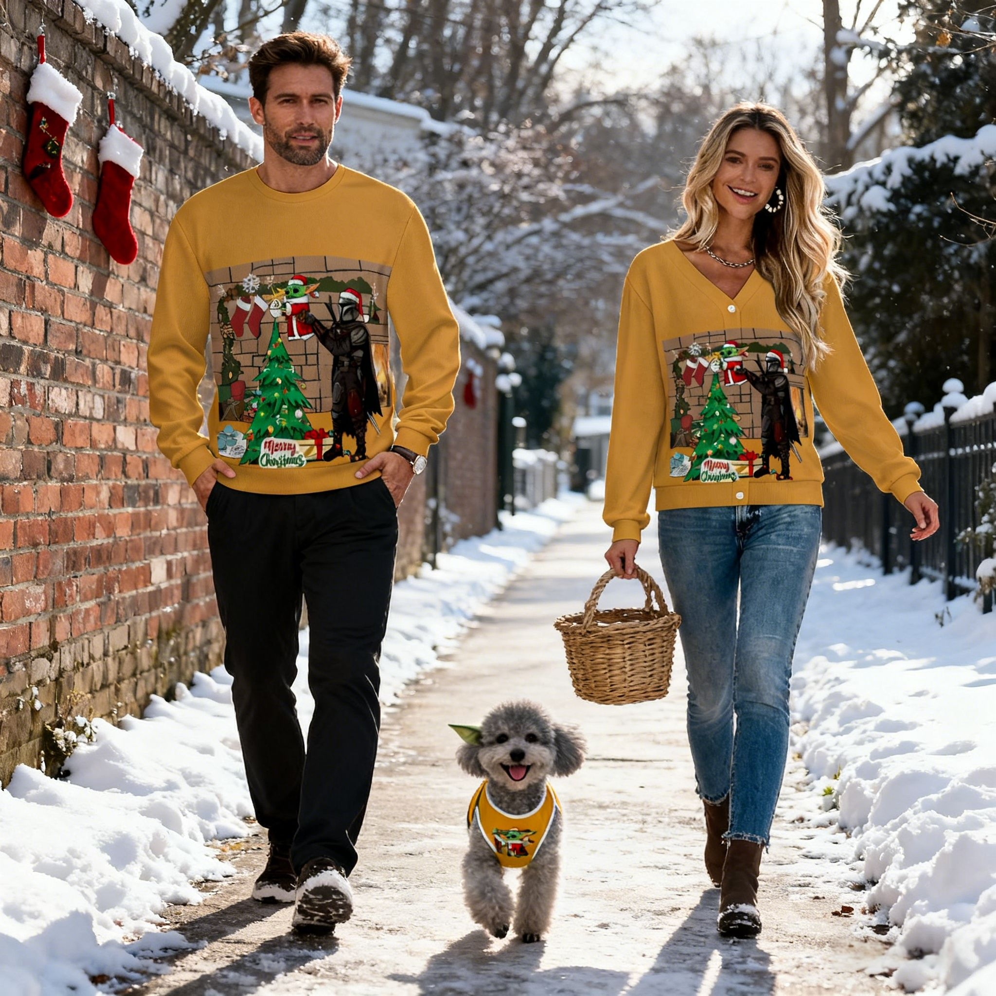 Merry Fireplace Sweater