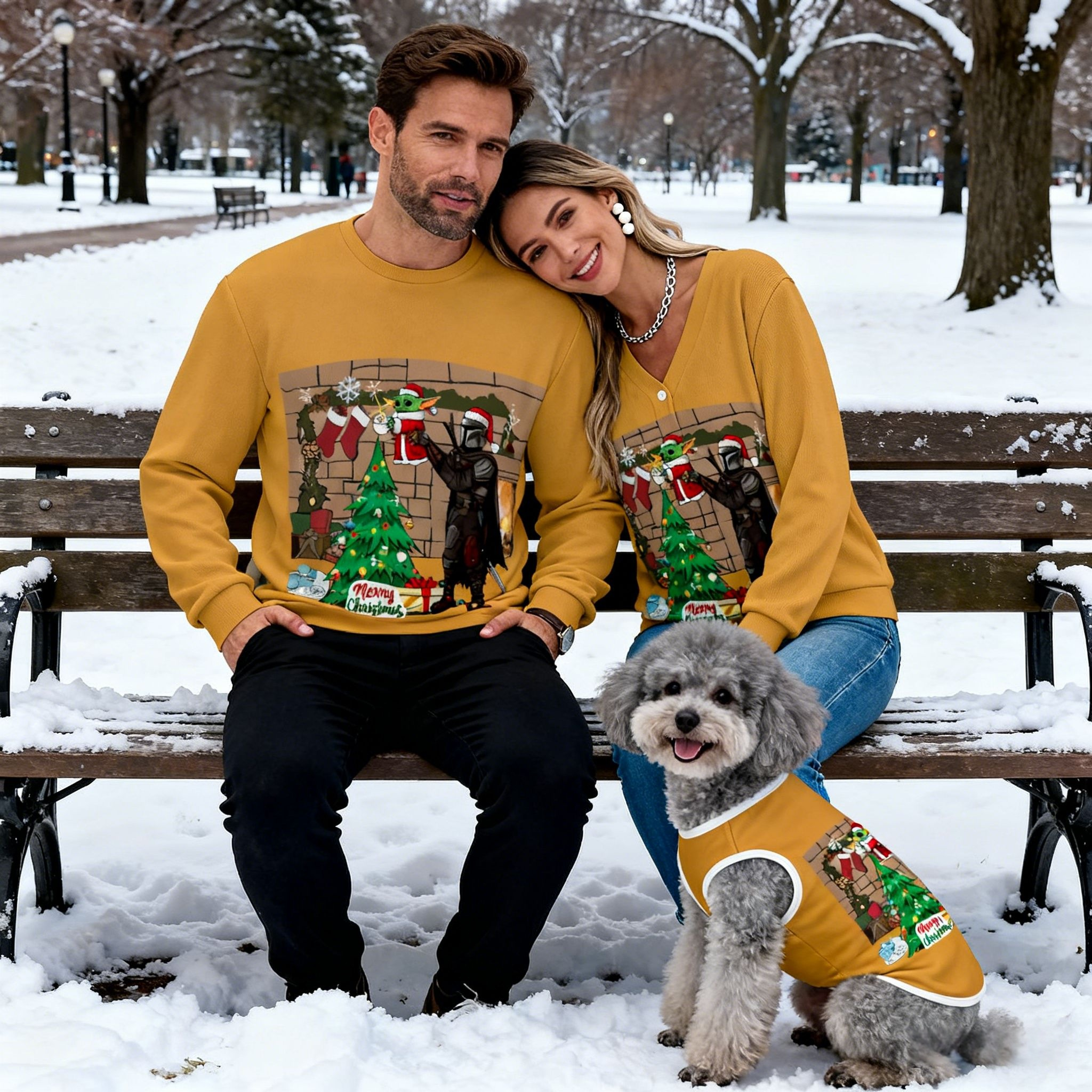 Merry Fireplace Sweater