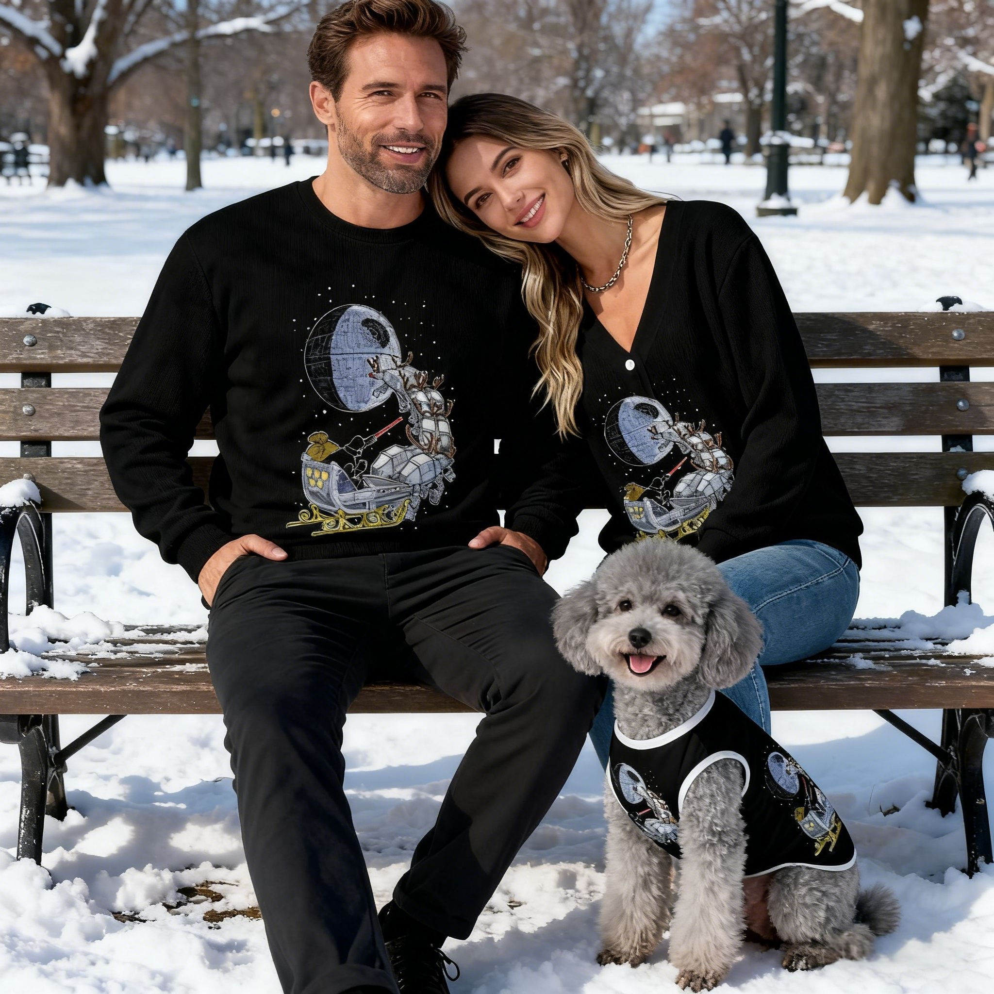 Galactic Sleigh Sweater